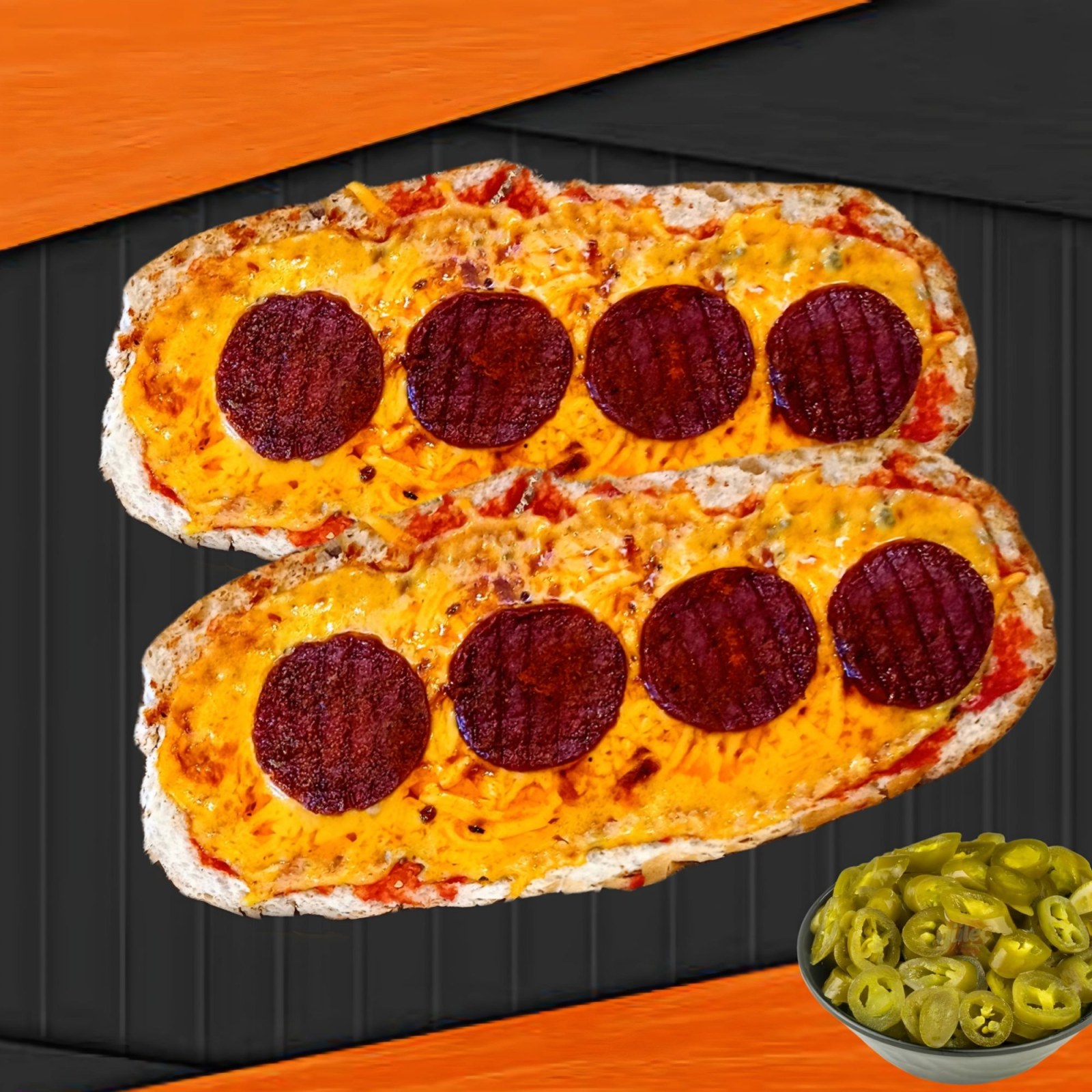 2'li TosPizza Cheddarlı Sucuklu