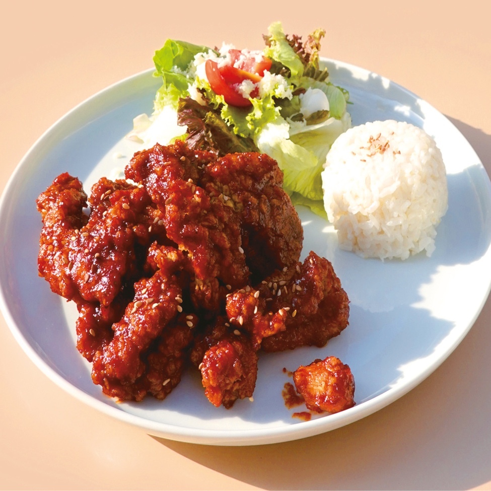 Yangnyom Chicken (Acı Tatlı Soslu Kızarmış Tavuk)+Coca Cola