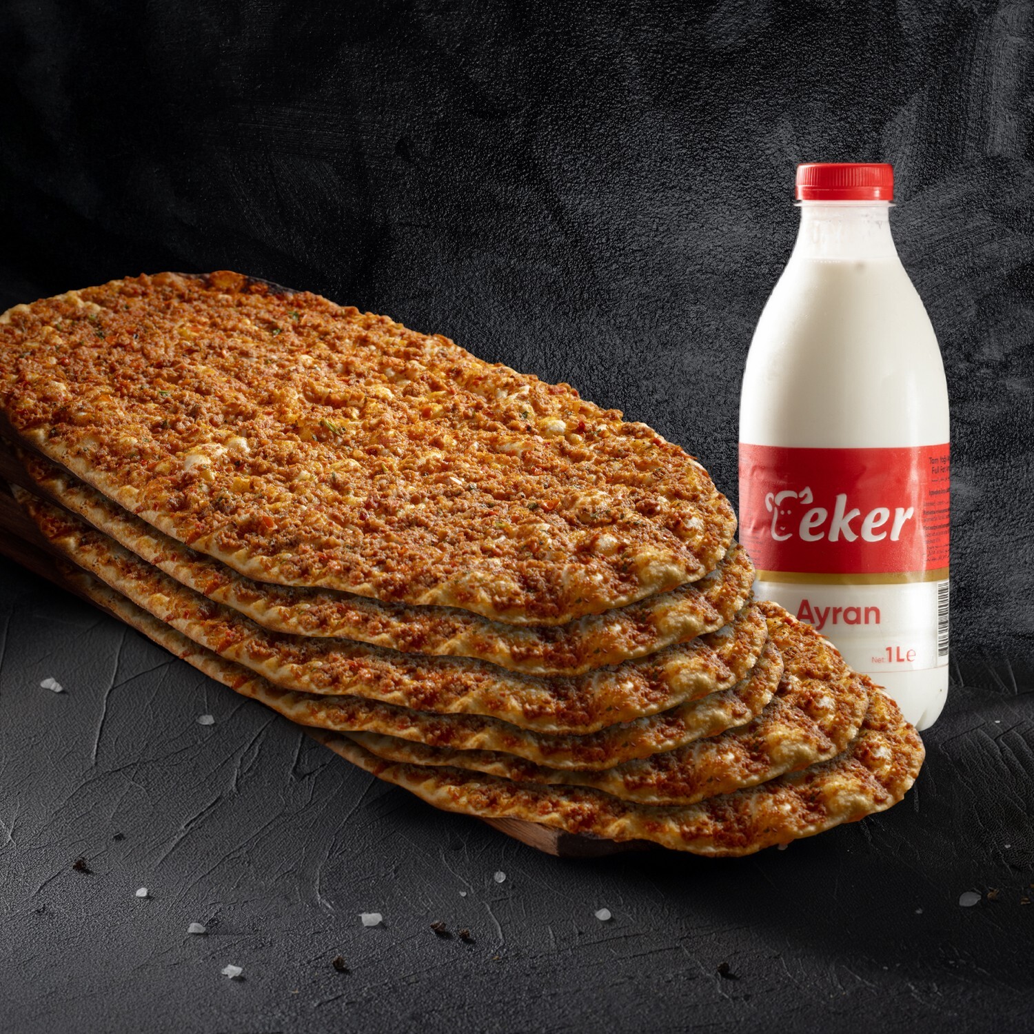 6 Lahmacun+Litrelik Ayran