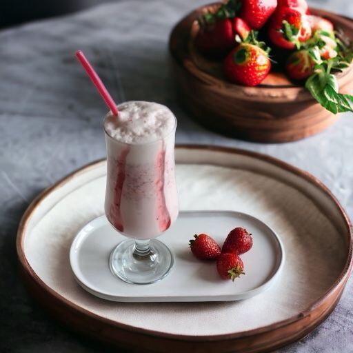 Çilekli Milkshake