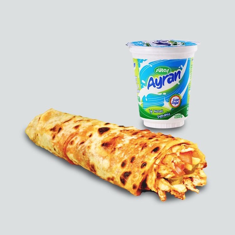 Öğrenci Menü Dürüm + Küçük Ayran