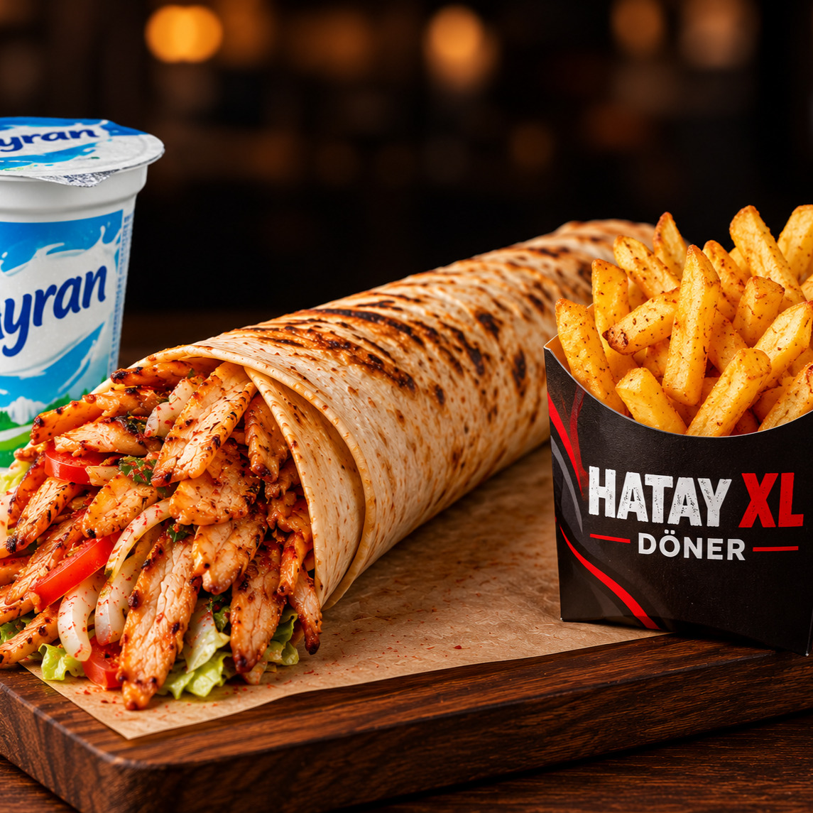 125 Gr Zurna Menü - Patates + Ayran (170 ml)