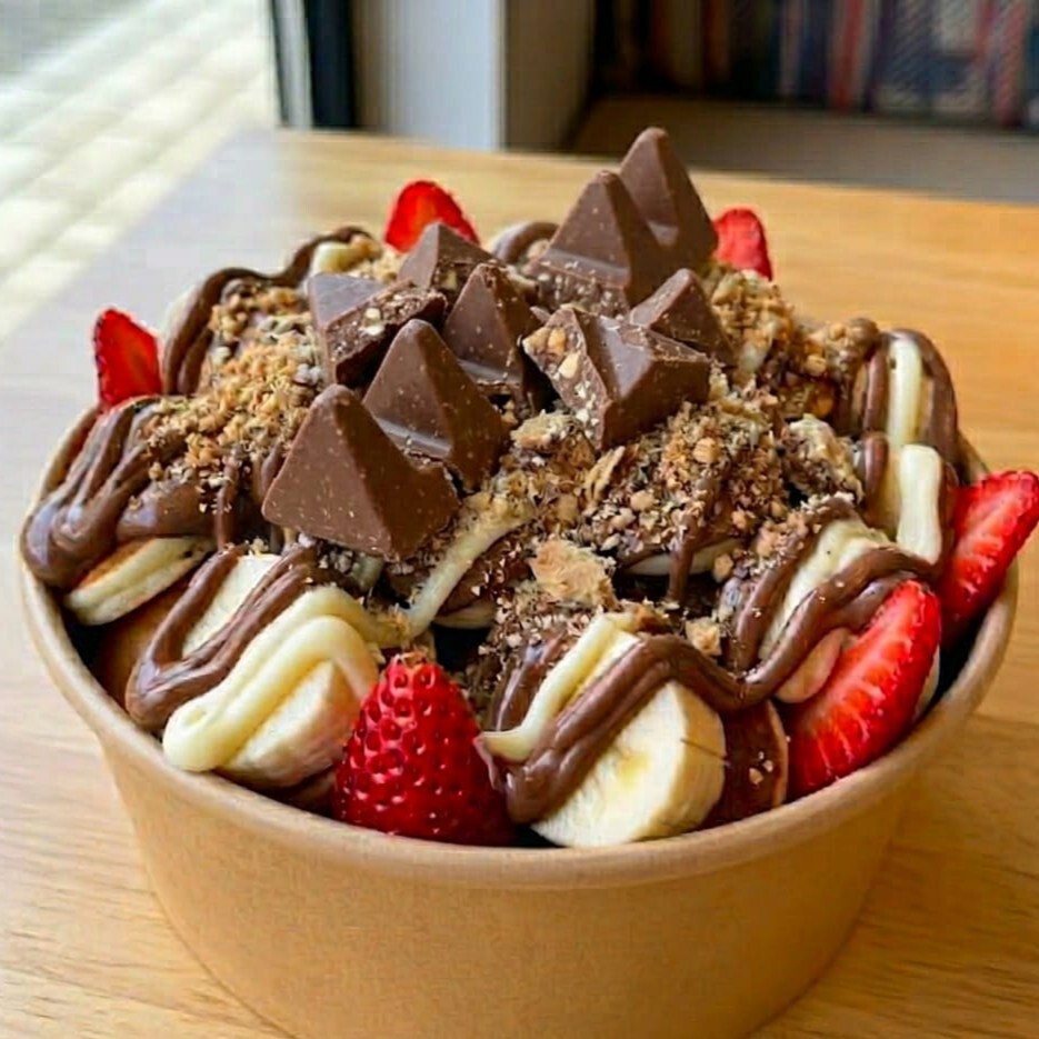 Toblerone Pancake Bowl Waffle Extra Large
