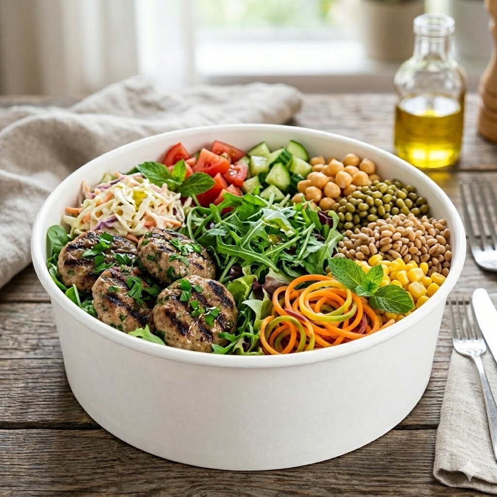 Izgara Köfte & Coleslaw Bowl
