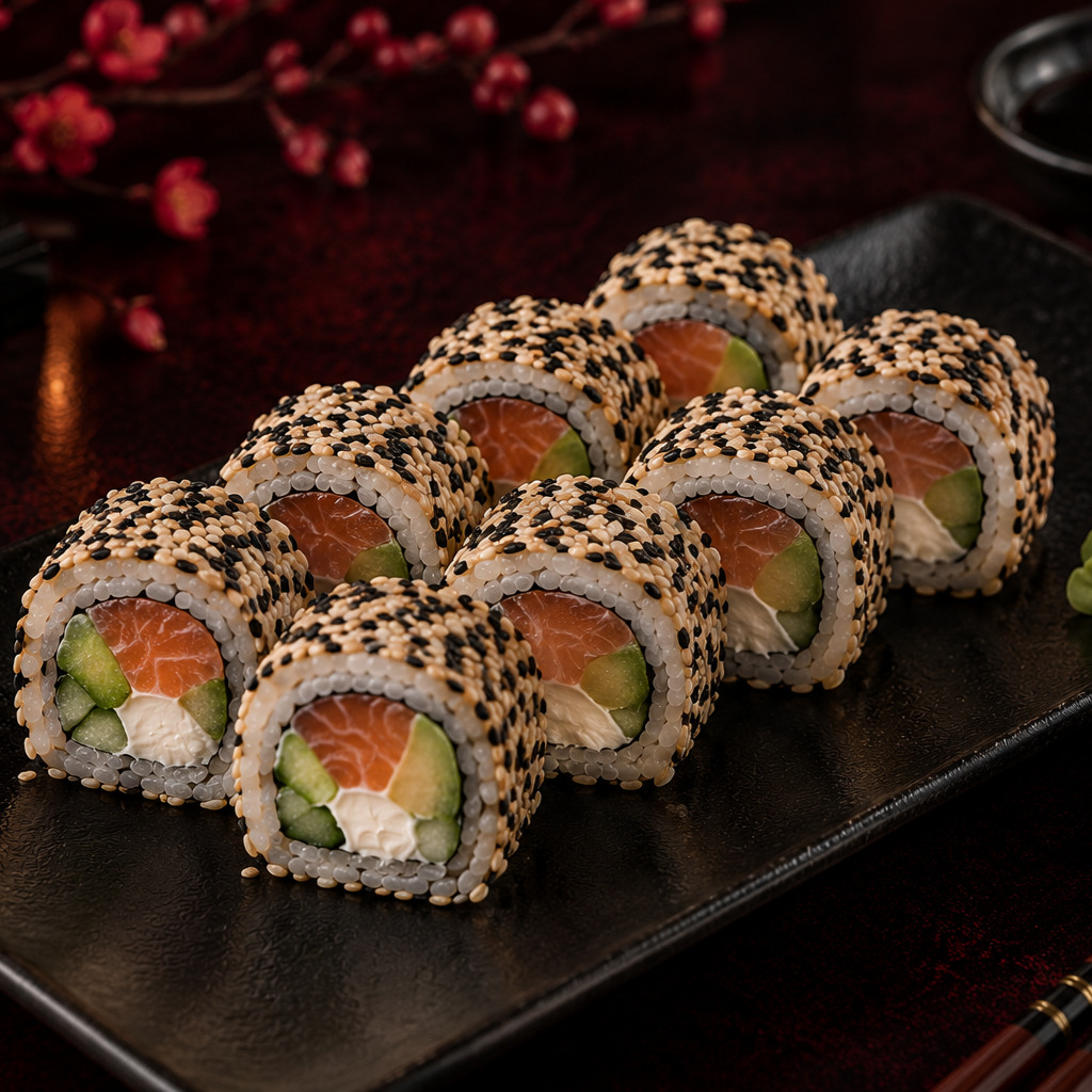 Sesame Philadelphia Roll (8 Pcs.)