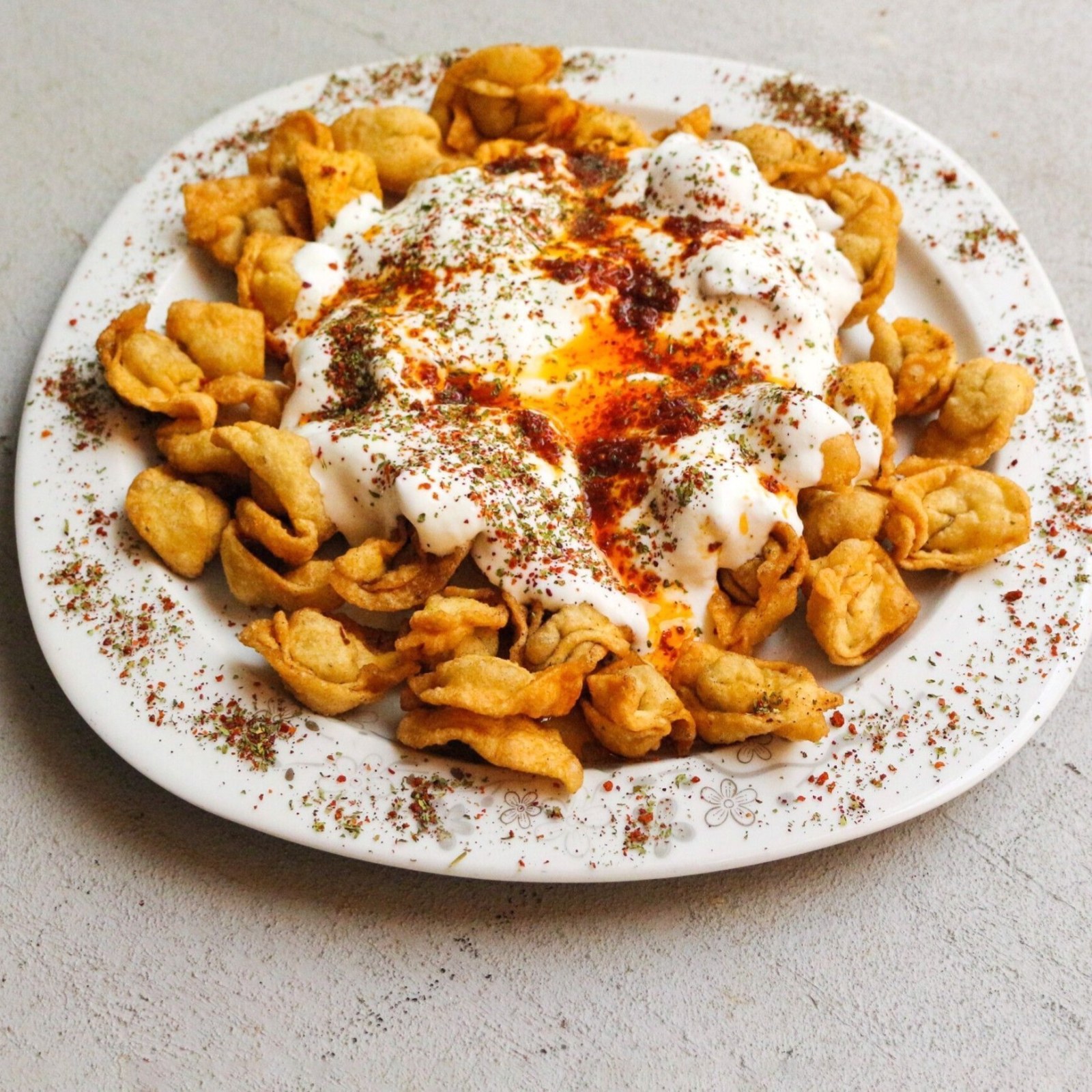 Üçgen Çıtır Mantı ( Ev Yapımı)