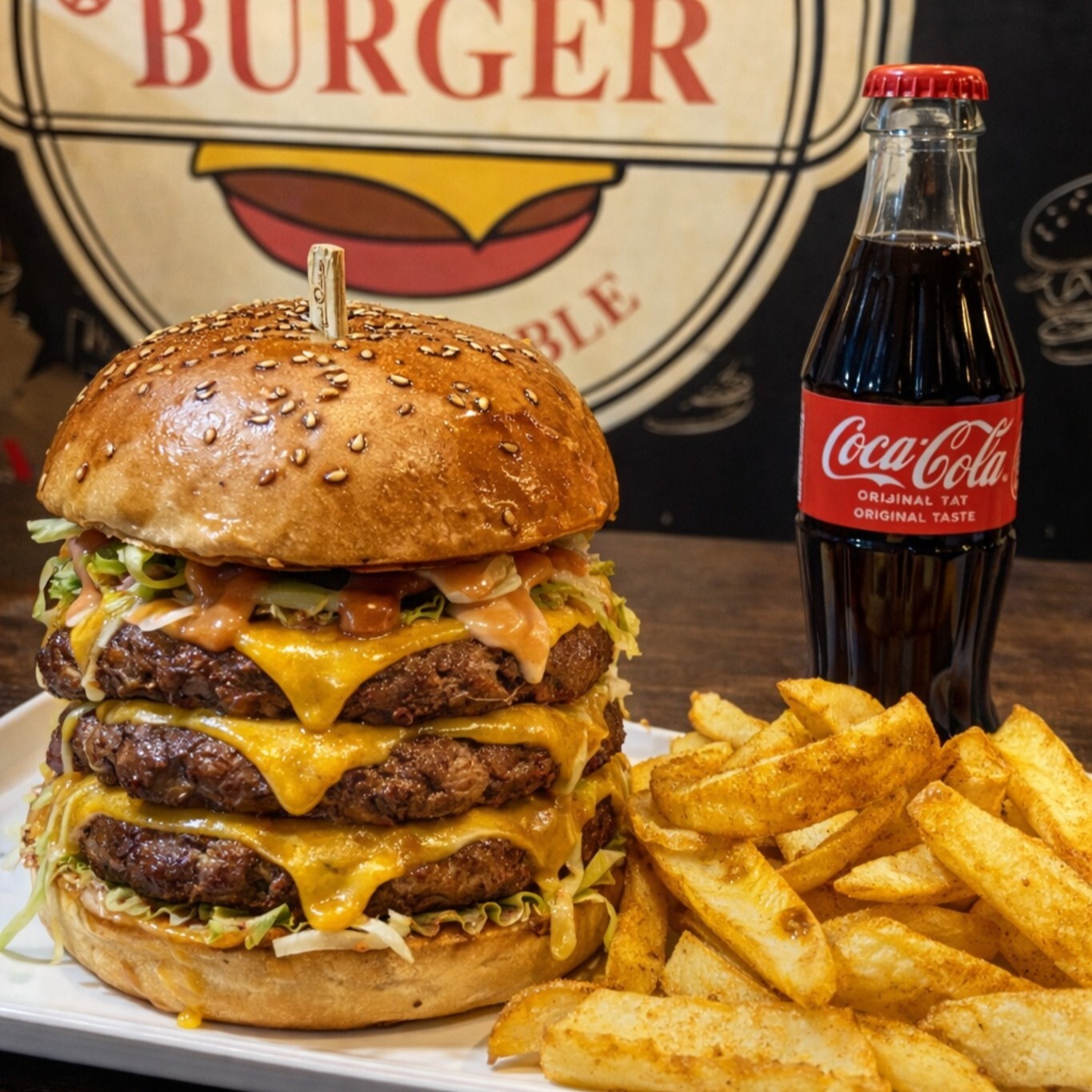 After Dinner Big Boss Burger Menü
