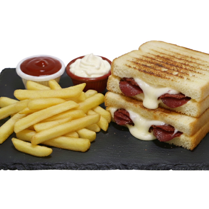 Pastırmalı Kaşarlı Tost Menü