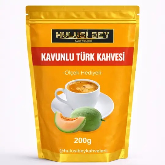 Kavunlu Türk kahvesi