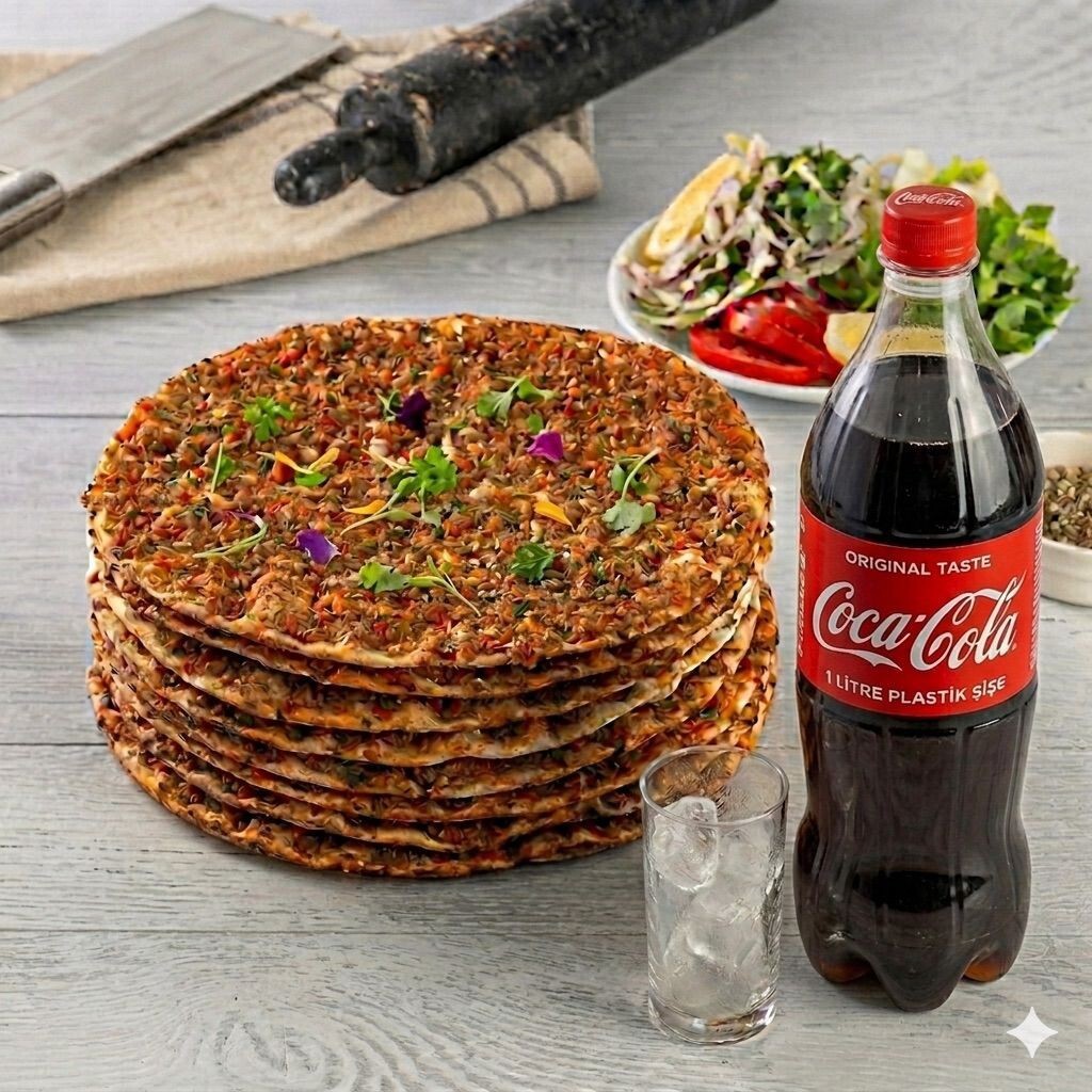 6'lı Lahmacun + 1 Lt Coca Cola
