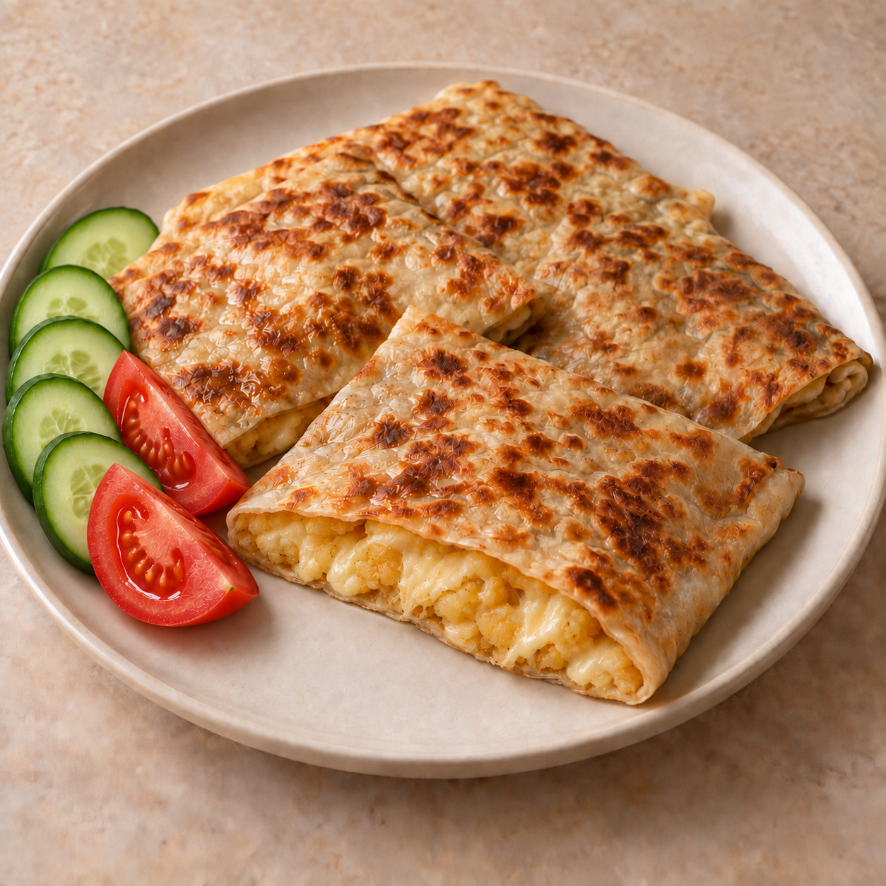 Patatesli Kaşarlı Gözleme