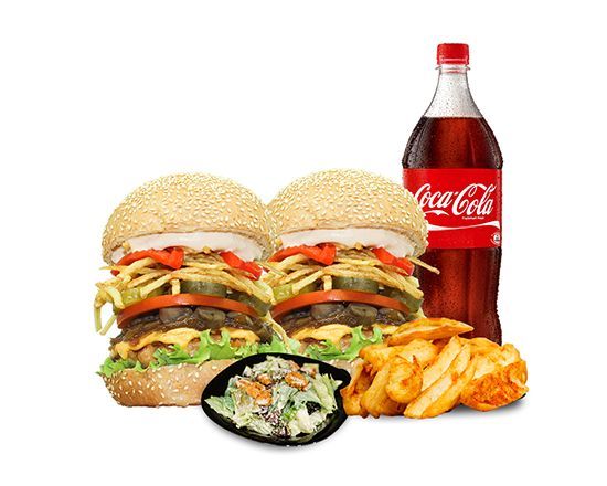 2 Kişilik Chicken Dm Special Burger Menü
