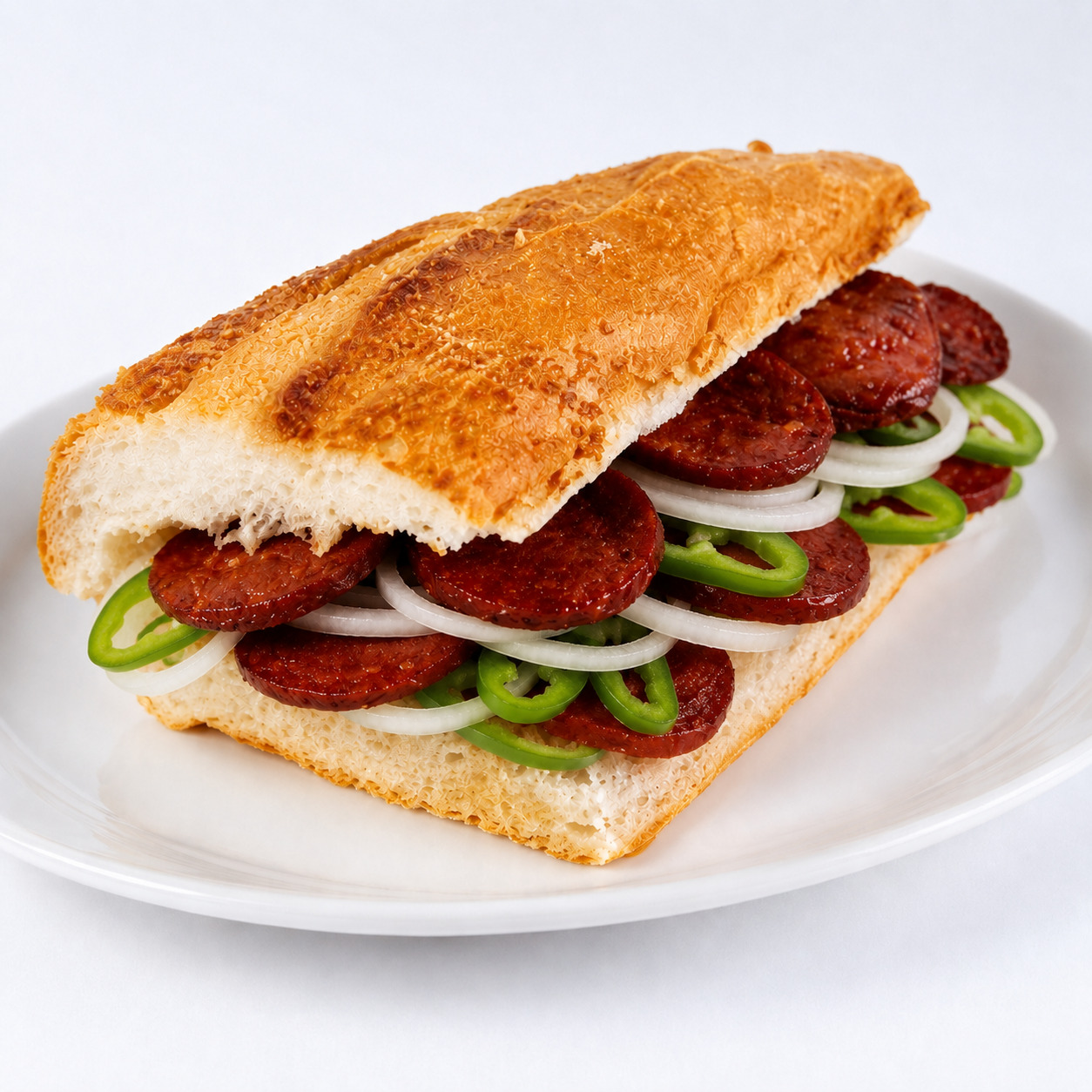 Soğanlı Sucuklu Tost