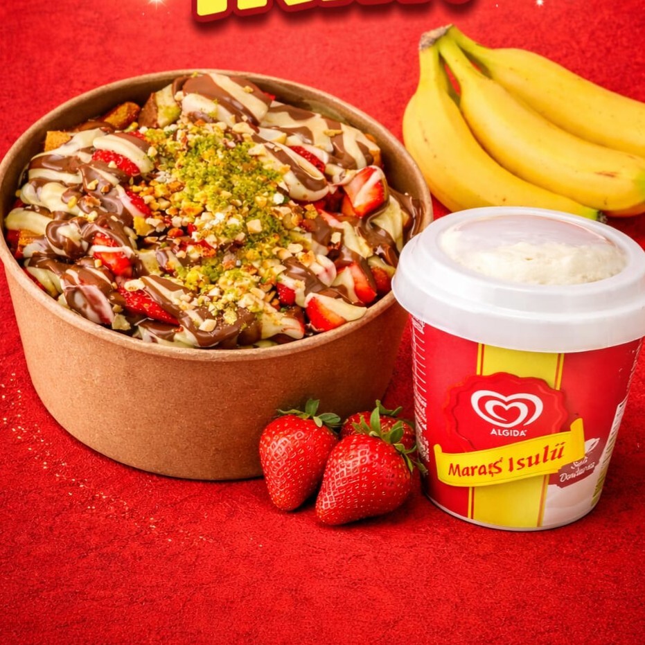 Clasic Bowl Waffle / Algida Maraş Usulü Dondurma Cup