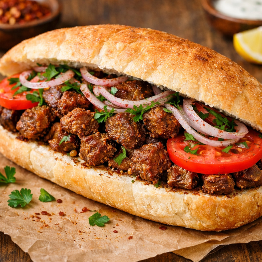 Tam Ekmek Arası A. Ciğeri ve Ayran