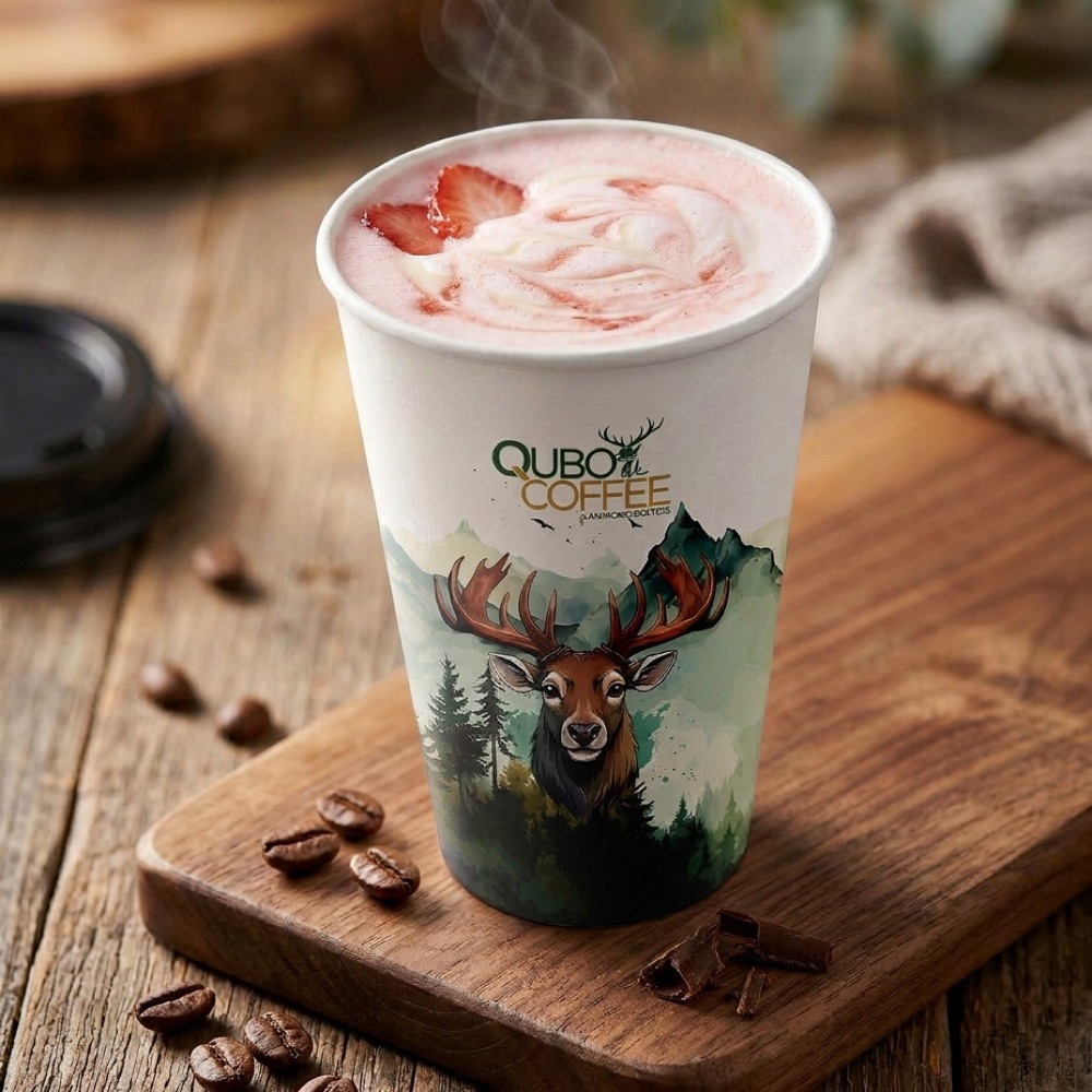 Berry White Latte