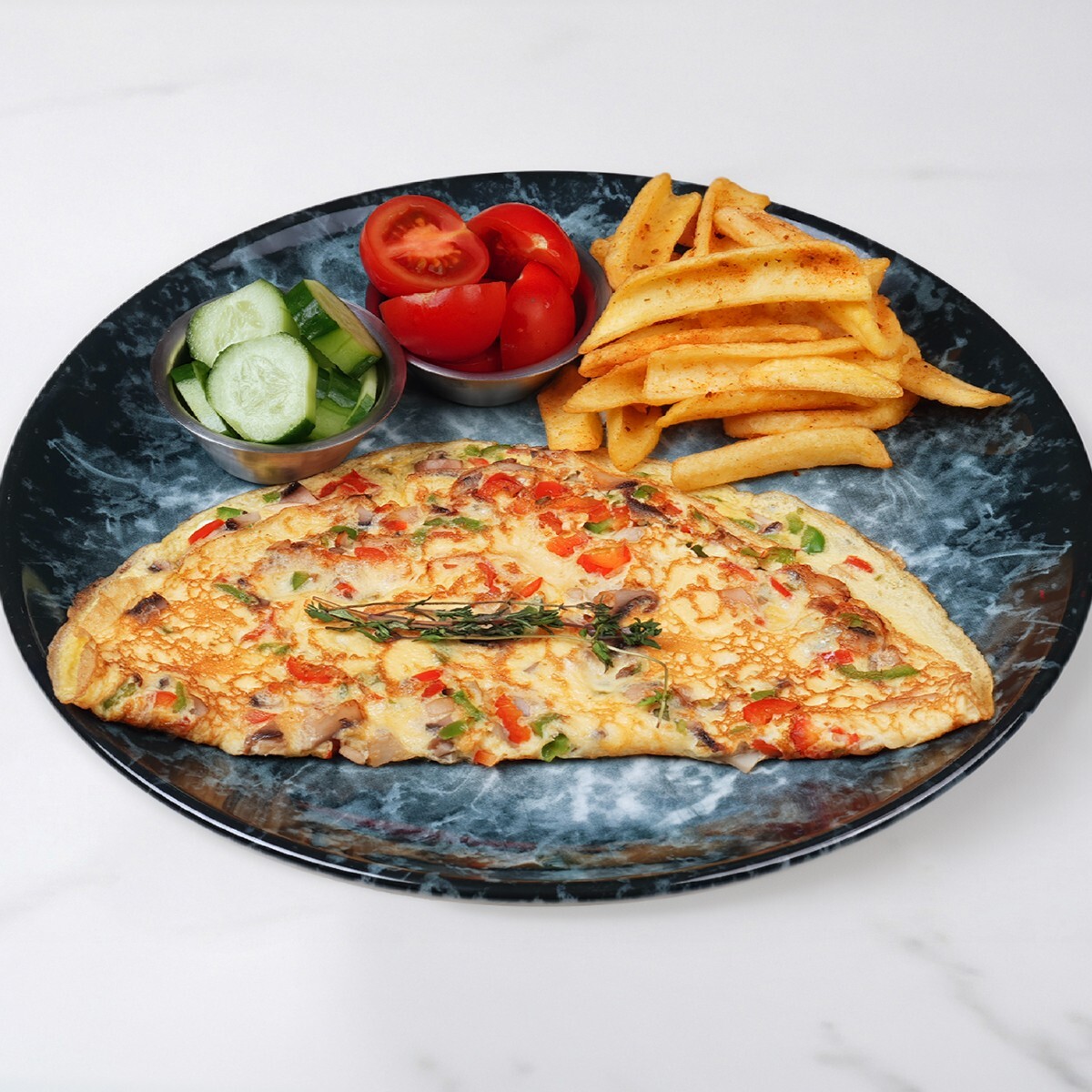 Sebzeli Omlet