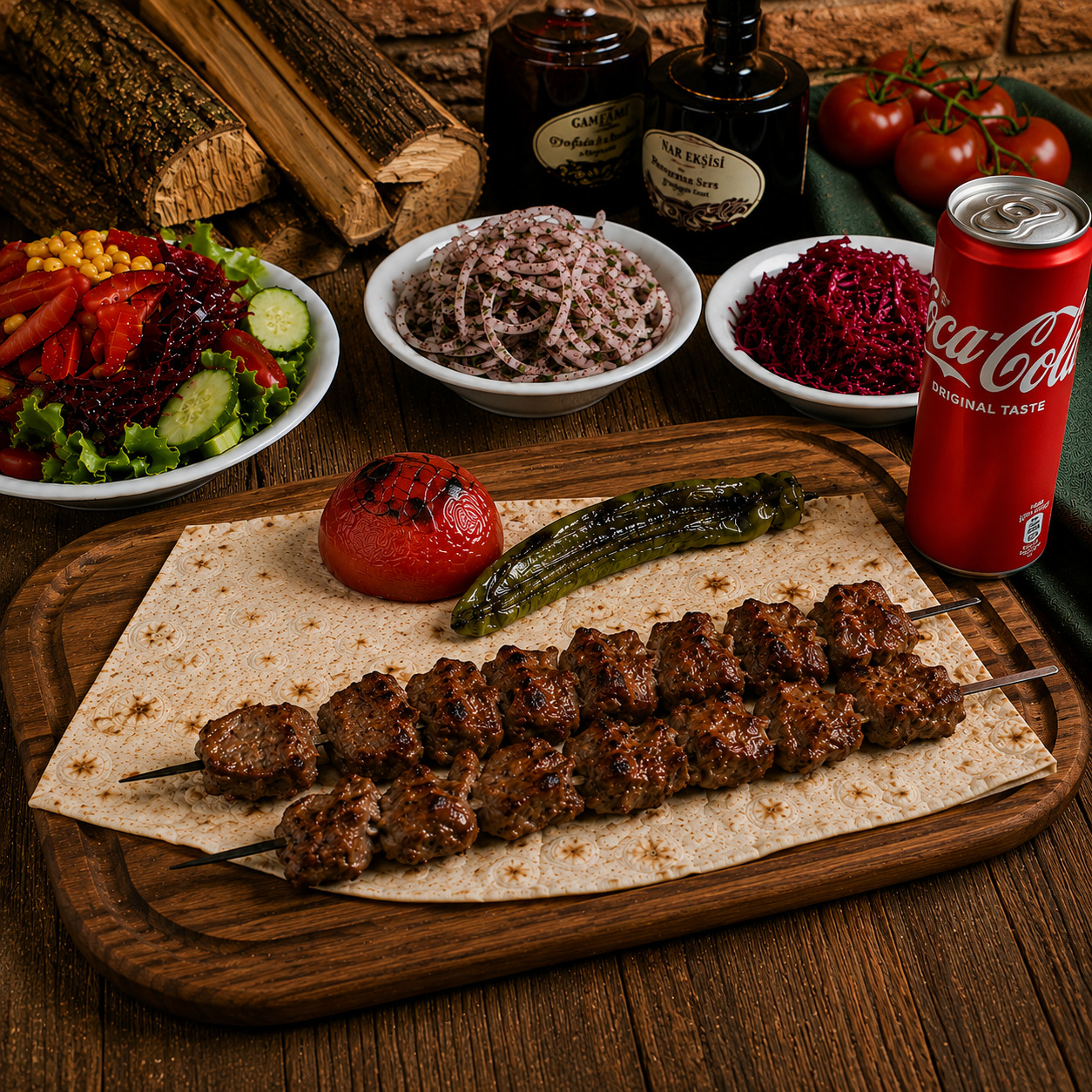 Ciğer Şiş Menü