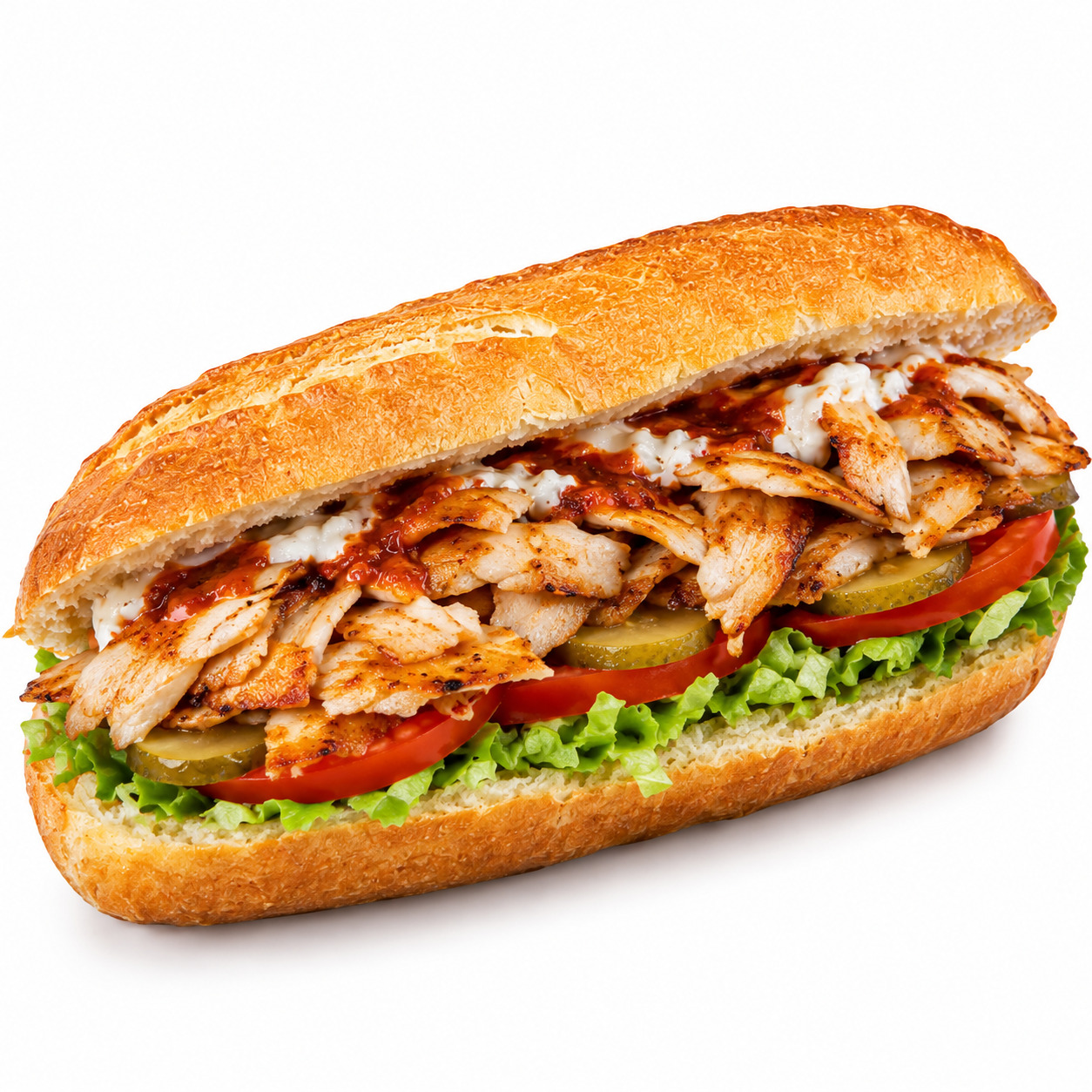 Tavuk Döner ekmek