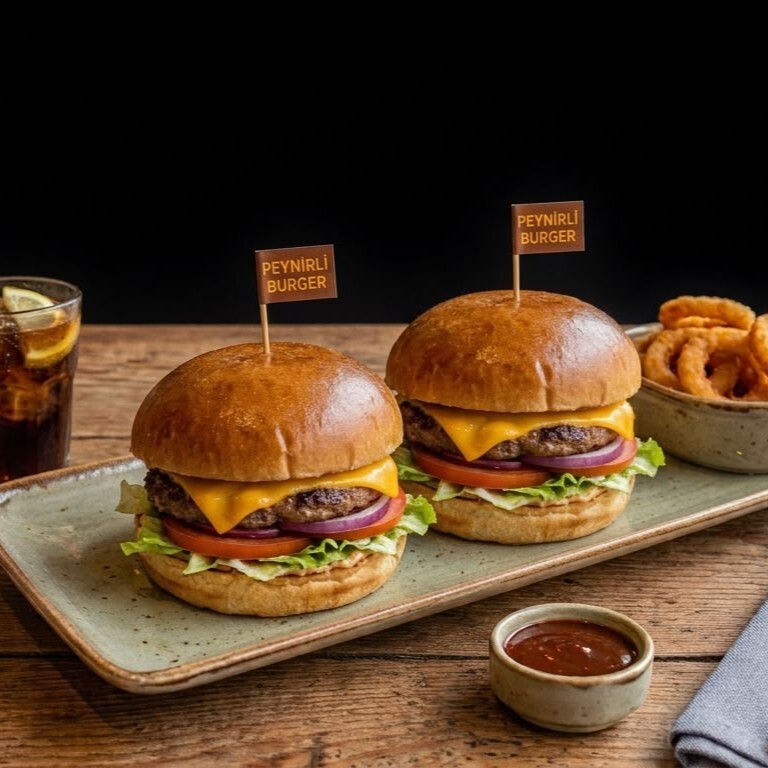 İkili Cheese Burger Menü