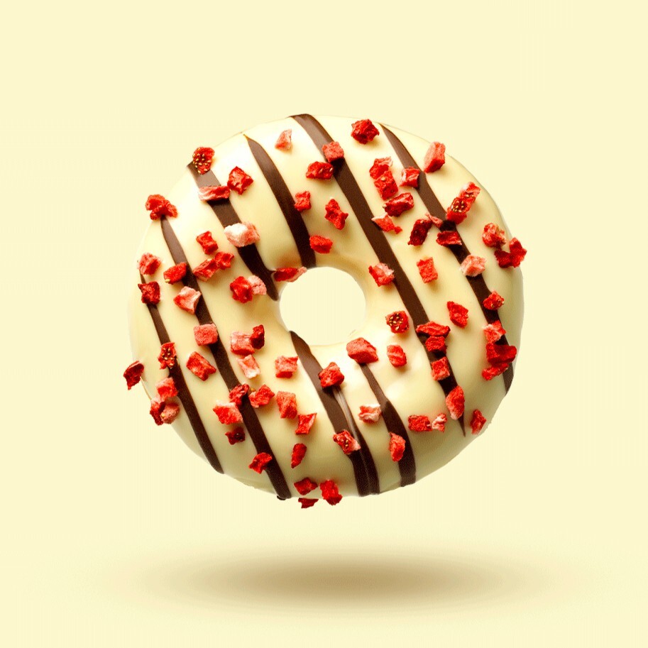 Çilekli Donut (Strawberry Jam)