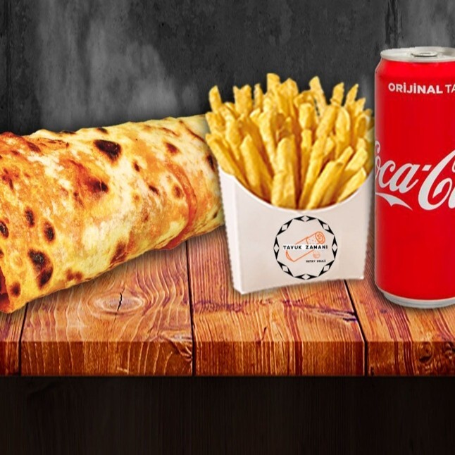 Hatay Usulü Özel Soslu 130 gr Kola 330 ml Patates Kızartması Menüsü