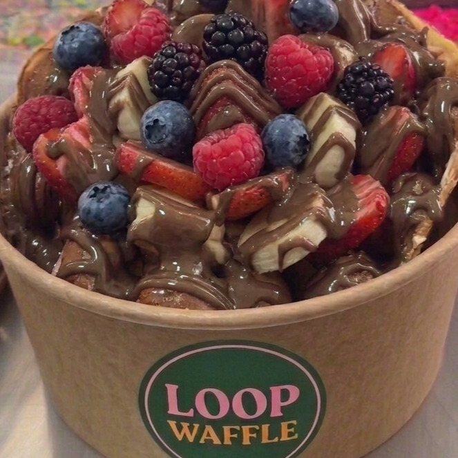 Orman Meyveli Waffle Bowl