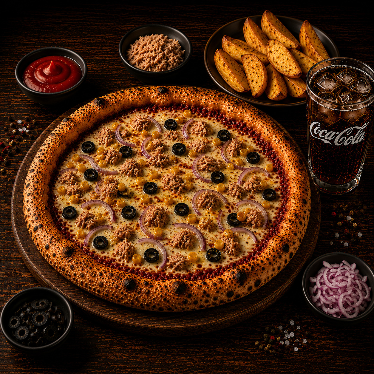 Ton Balıklı İtalyan Pizza Menu