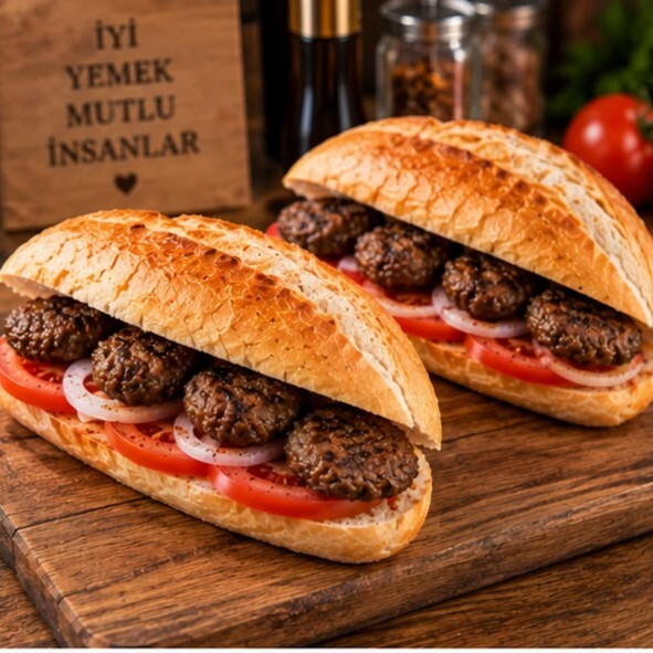 2 Ekmek Aras Köfte
