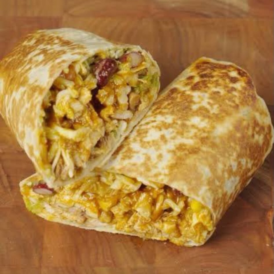 Acılı Tavuklu Burrito