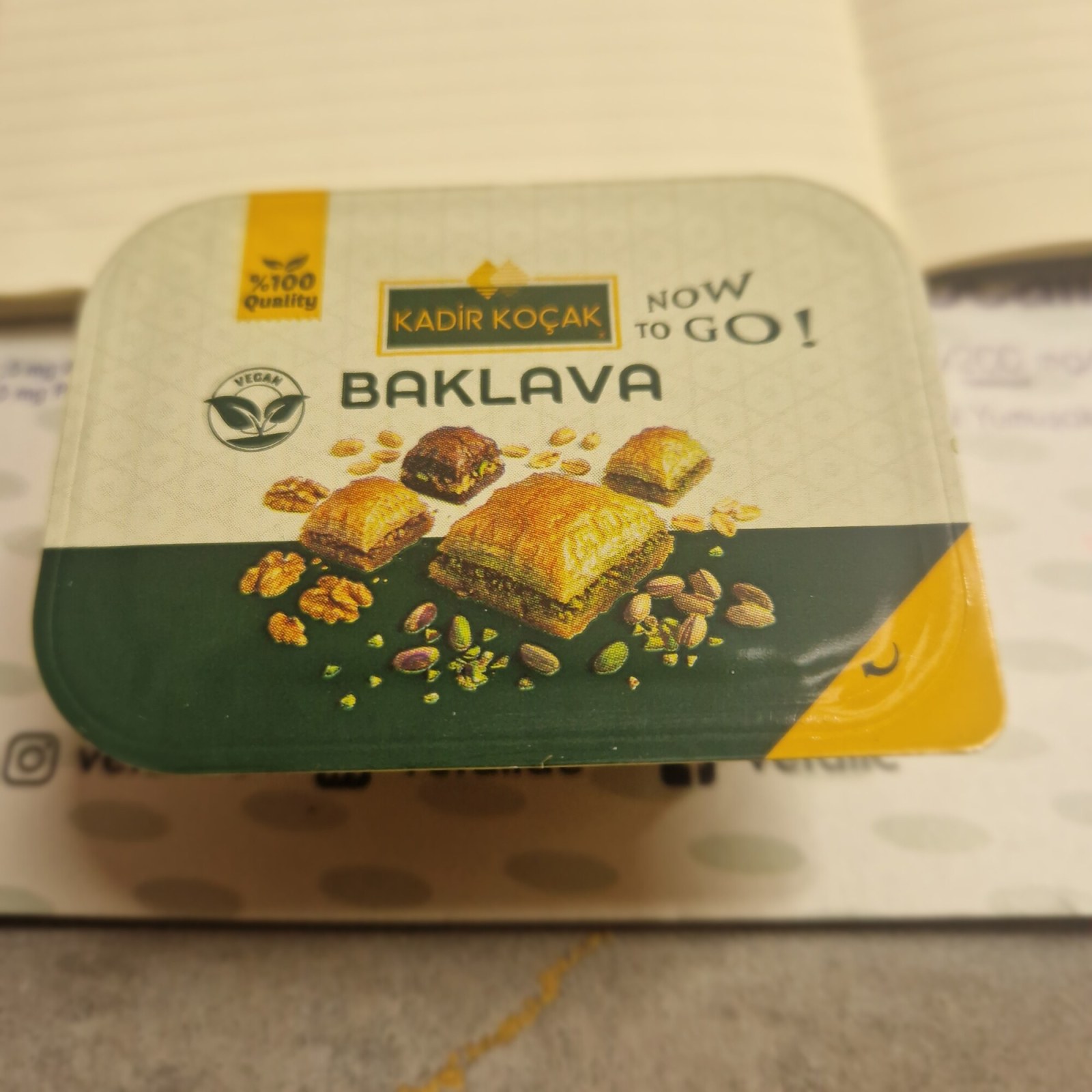Tekli Baklava Fıstıklı