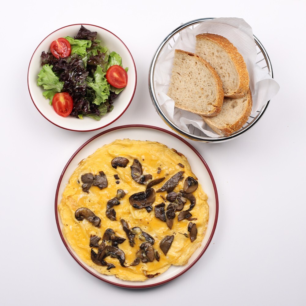 Karışık Mantarlı Omlet