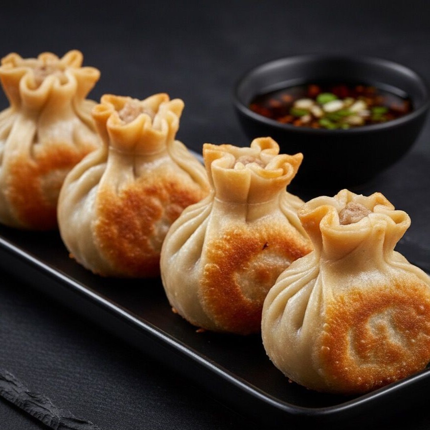 Kızarmış Çin Mantısı / Fried Dumplings
