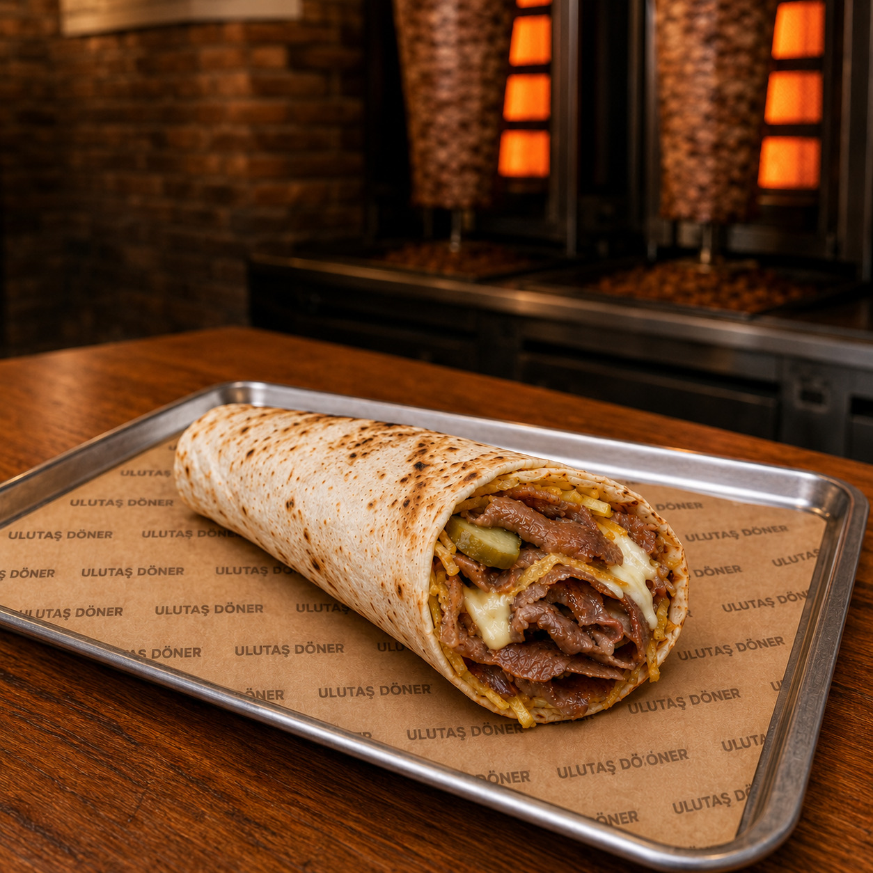 Kaşarlı Et Döner Dürüm