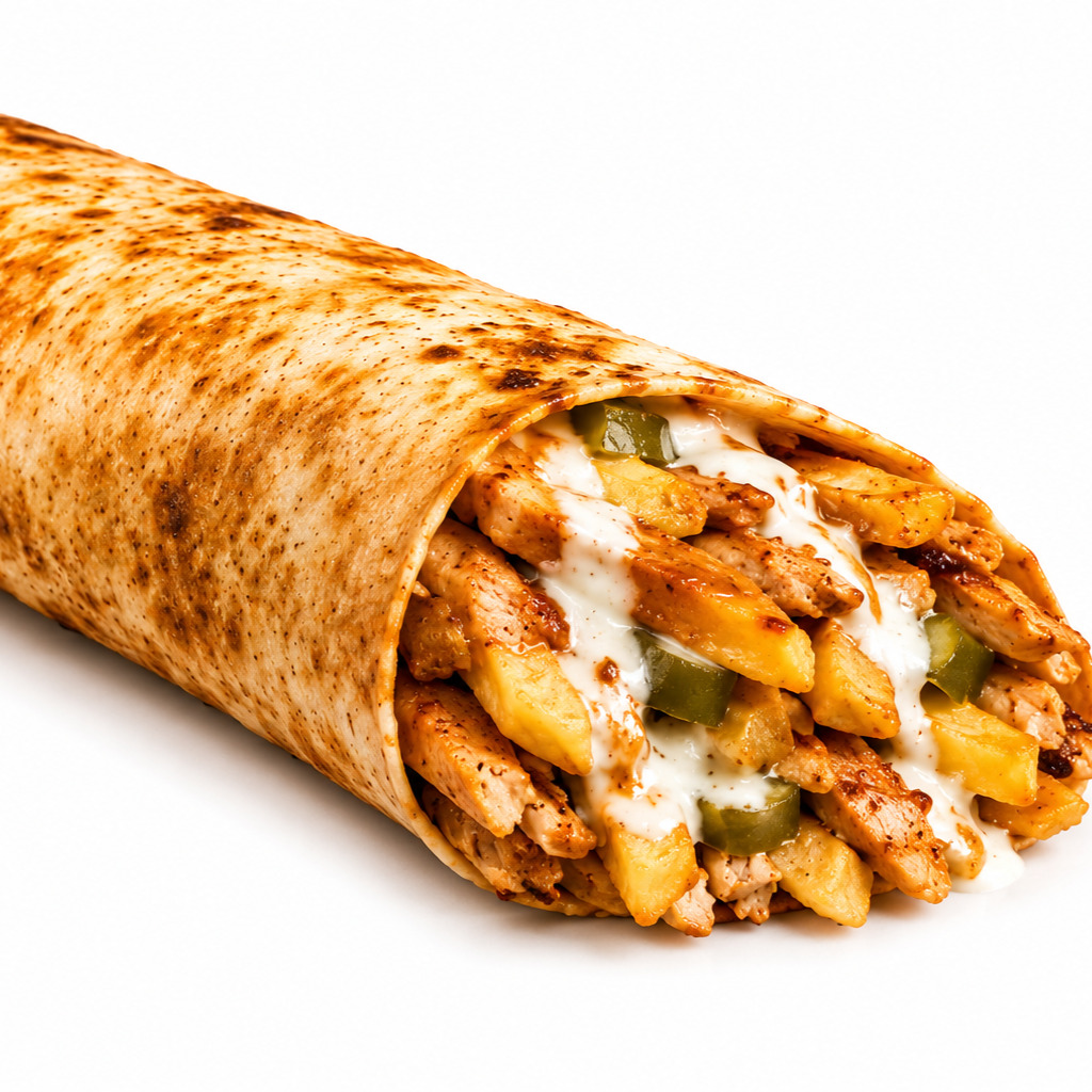 Özel Soslu Usta Tavuk Dürüm ( 80 Gr )