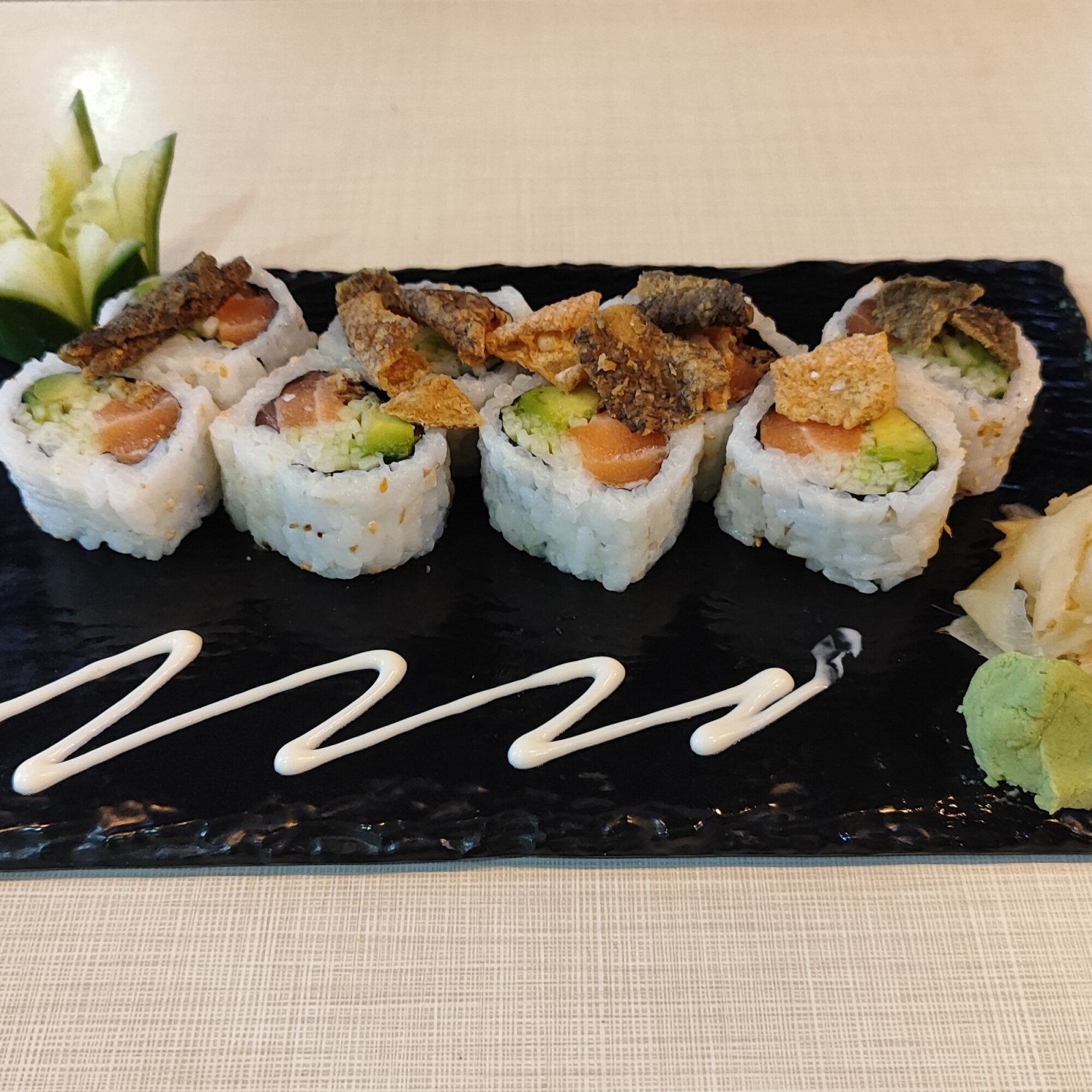 147. Salmon Skin Inside Out Roll