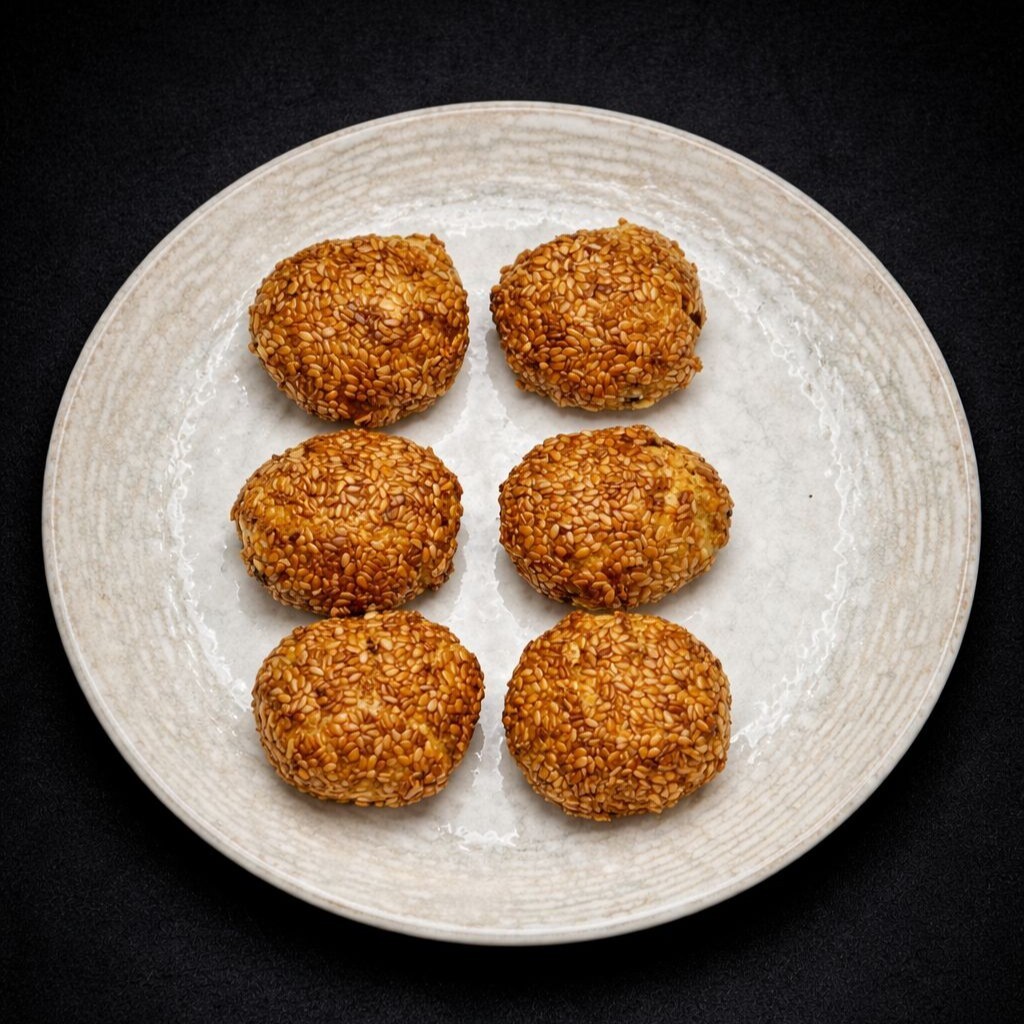 Susamlı Top Tuzlu Kurabiye (1 kg.)