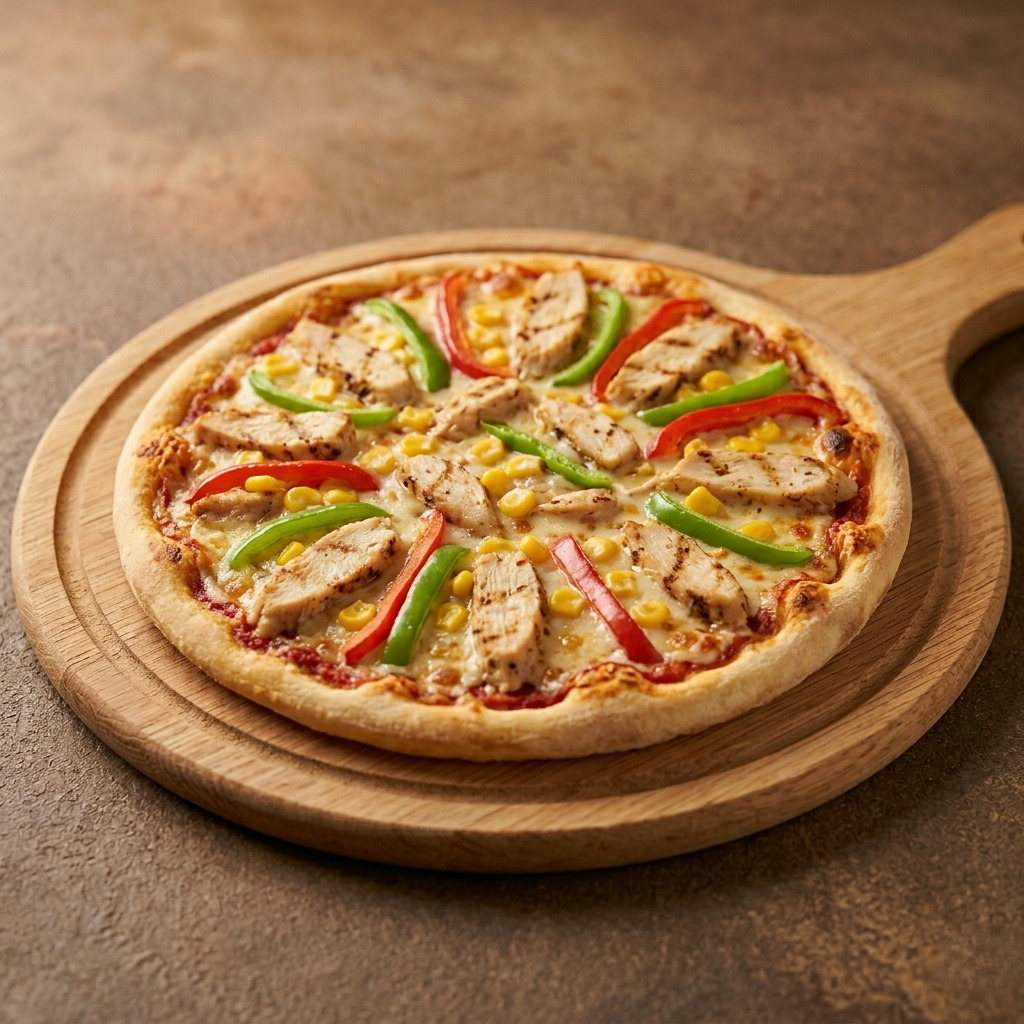 Tavuklu Pizza (Küçük Boy)