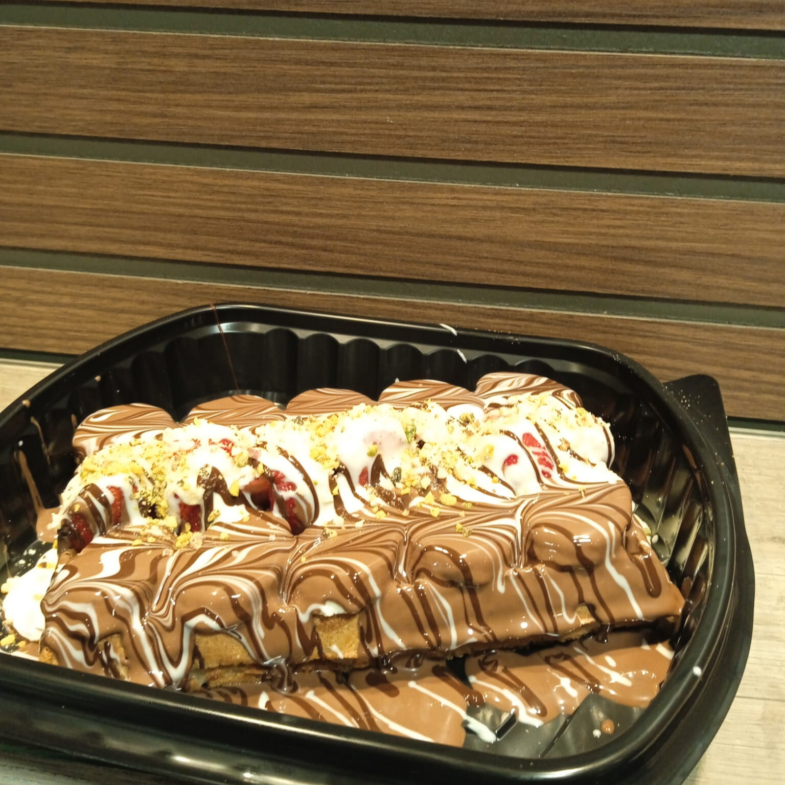 Bruksel Waffle (Frambuaz Aromalı)