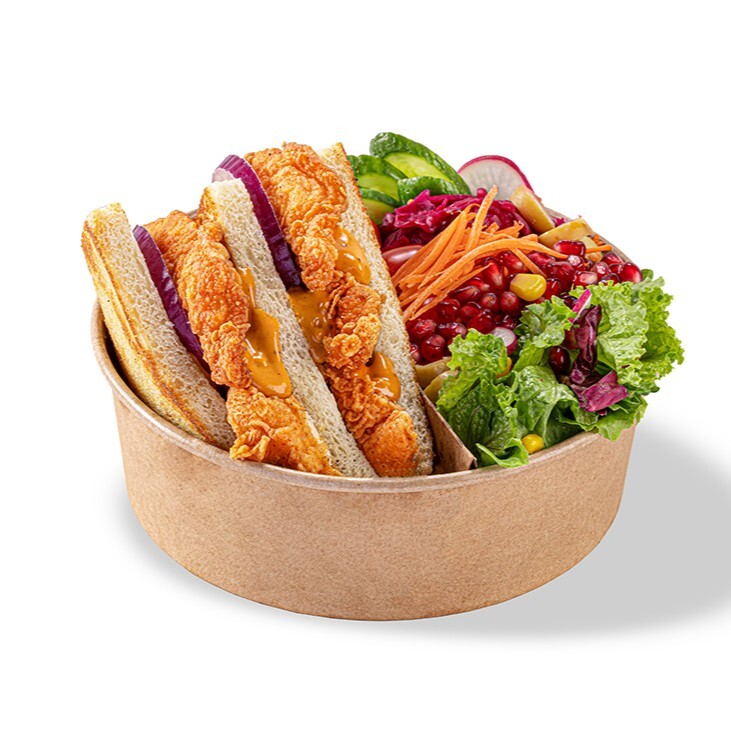 Chipotle Chicken Sandwich & Salad