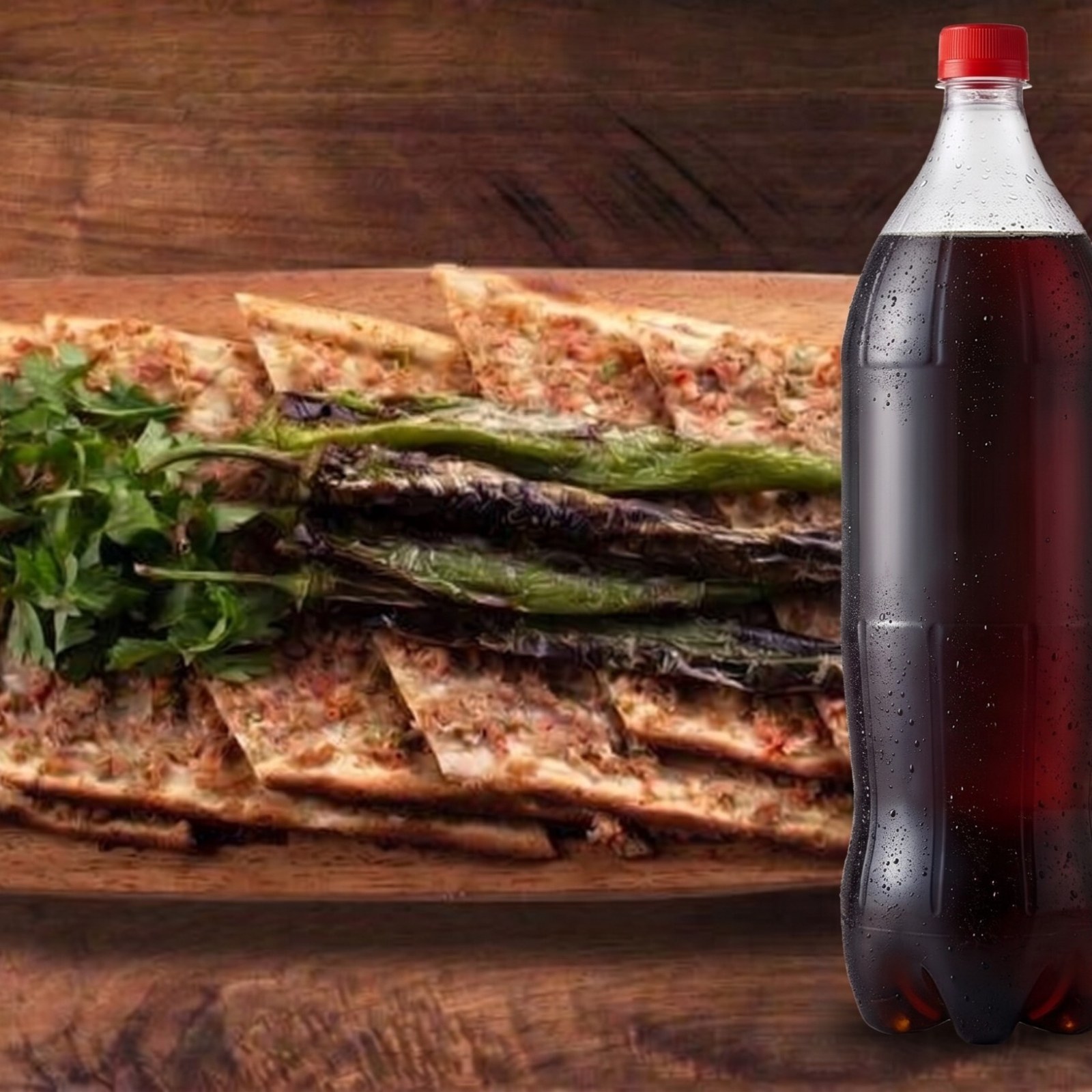 Etli Ekmek (5 Adet) + Kola (2.5 lt)