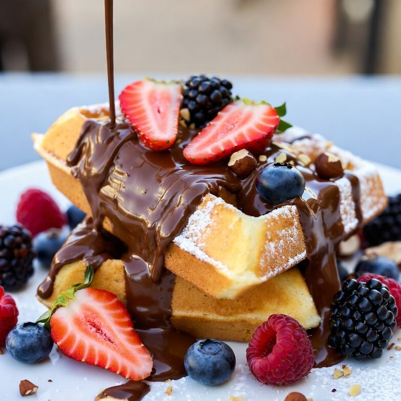 Black Waffle Büyük Hamur +Bardak Limonata(250ml)