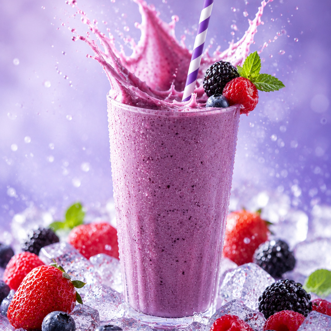 Orman Meyveli Milkshake (14 Oz.)