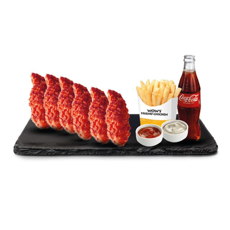 Buffalo Chicken Wings 6'Lı Menü