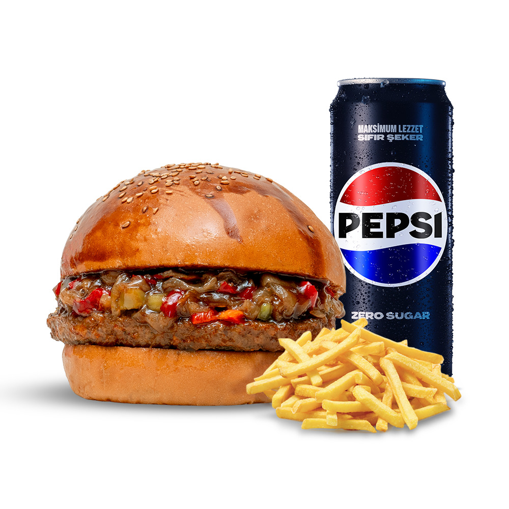Barbeque Burger Menü