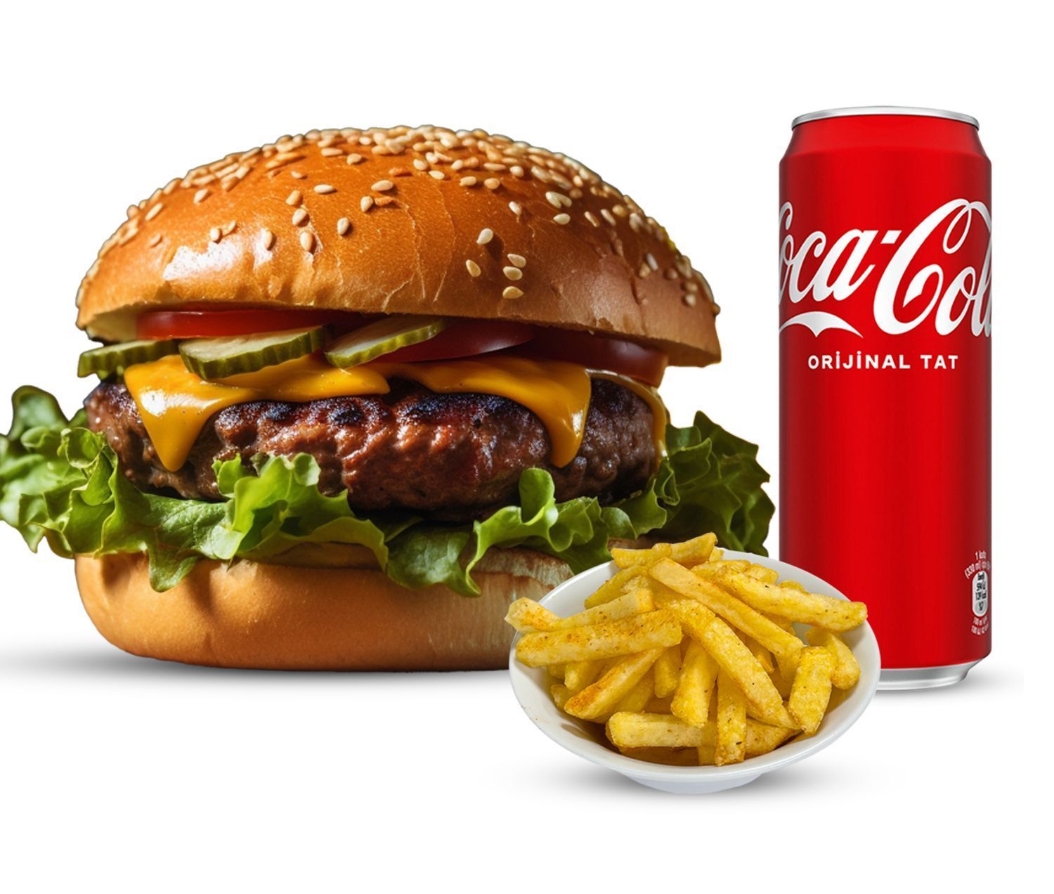Cheeseburger Menü
