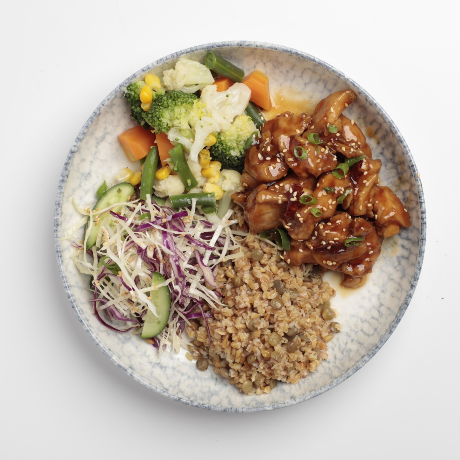 Ballı Teriyaki Soslu Tavuk Kase