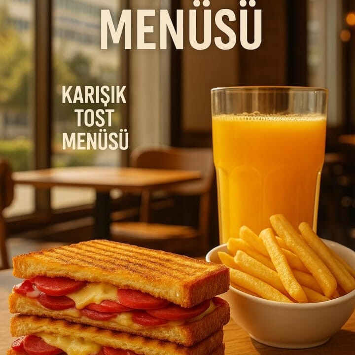 VİTAMİN BAR MENÜ (Kaşarlı Tost Menü)