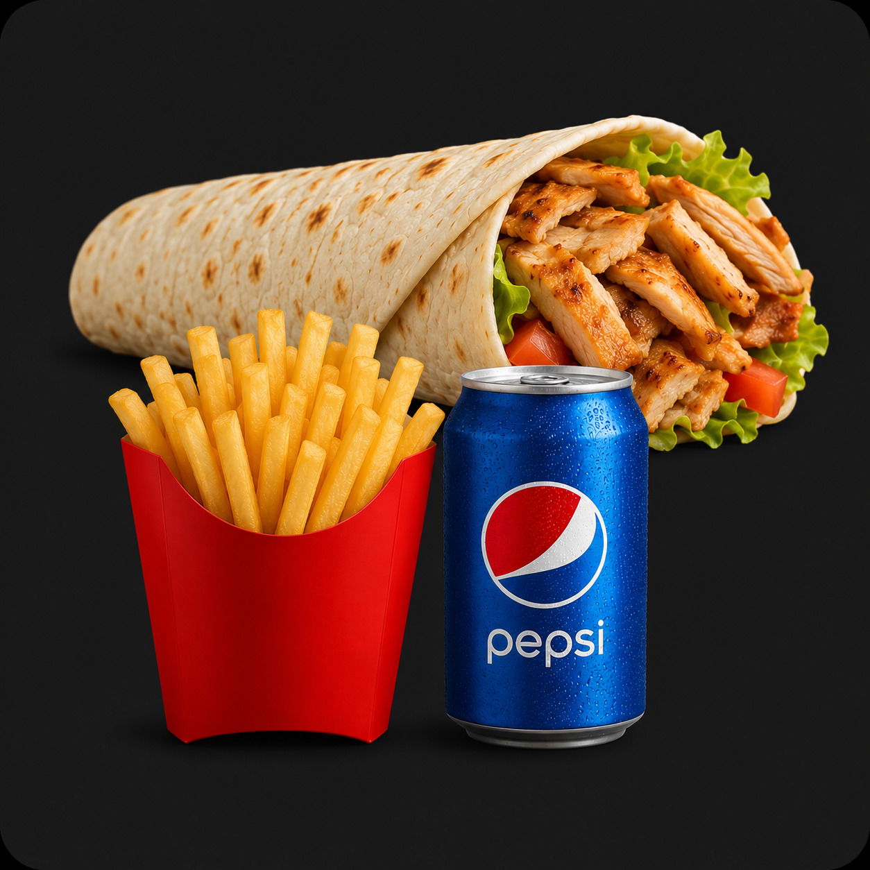 Tavuk Döner Pepsi Menü