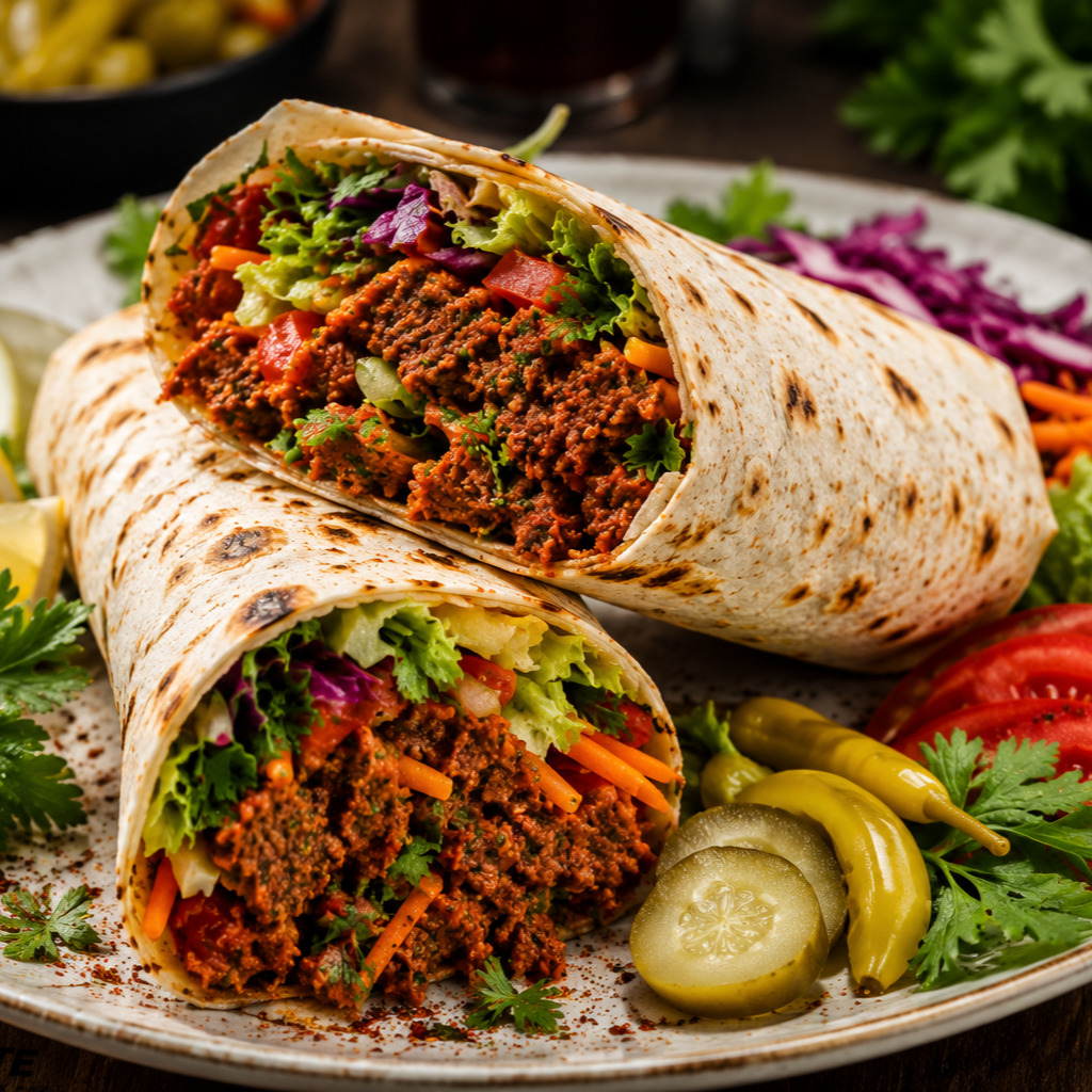 XL Çiğ Köfte Dürüm (200 gr Çiğ Köfte)